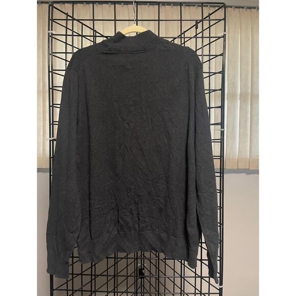 Eddie Bauer Cotton Cashmere Men's Quarter Zip Sweater Sz XL - Picture 2 of 4